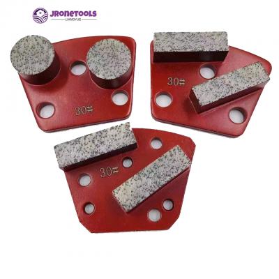Trapezoid metal bond double bars