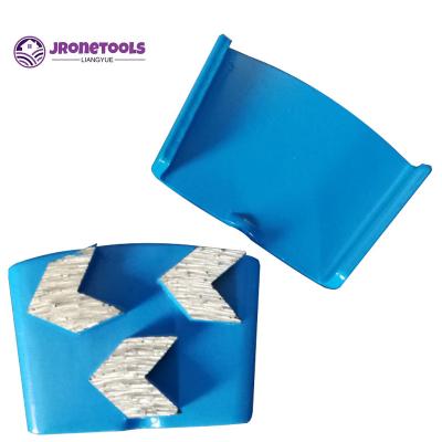 HTC diamond metal bond with 3 arrows segment for concrete polishing