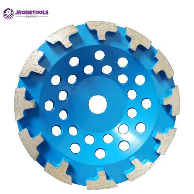 12 T-segs 180mm diamond cup wheel medium bond