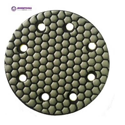 5 inch dry polishing pad with holes dust out