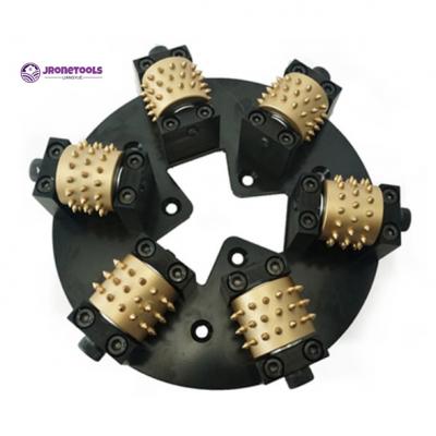 HTC 6 Rollers 270mm Bush Hammer Plate 